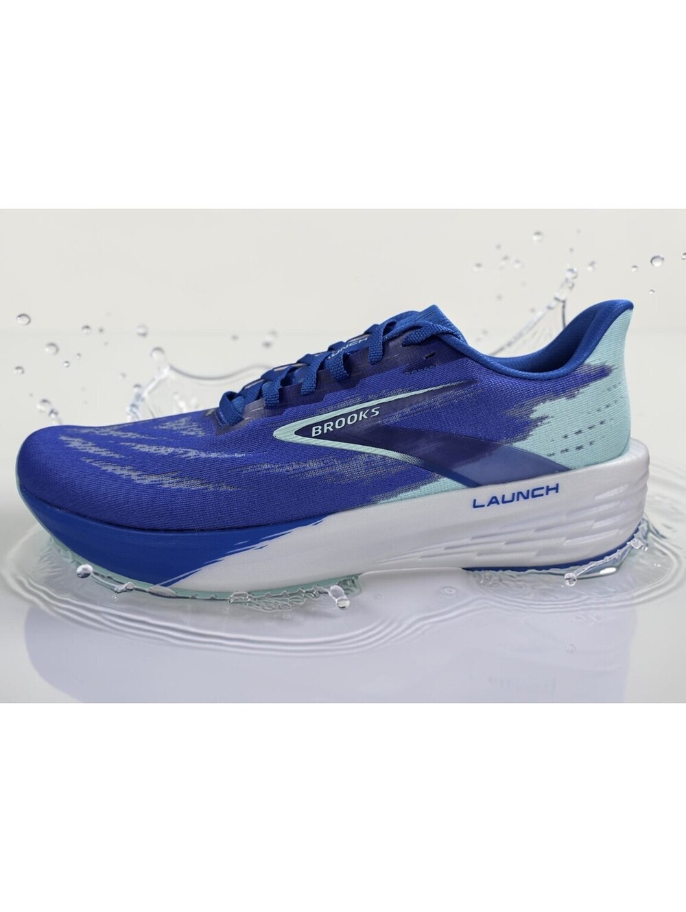 Brooks Launch 11 Men's 11 D Cobalt Limpet Shell Running Shoes 110450 NWOT - Picture 10 of 15